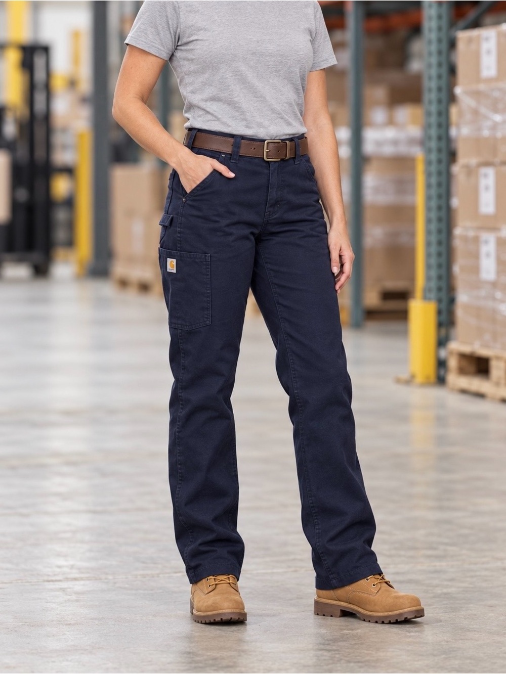 Carhartt Women’s FR Rugged Flex Canvas Work Pants Size 8 Regular NWT